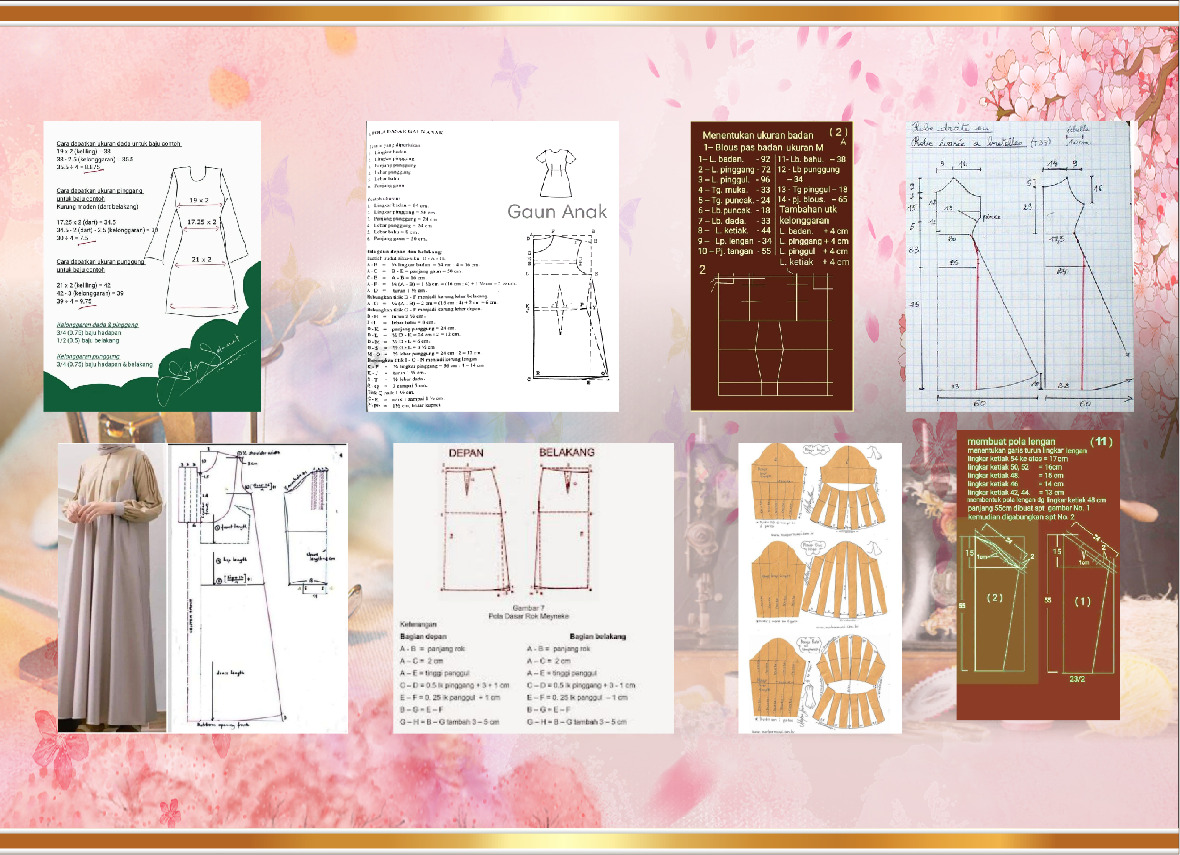 Ruang Keterampilan Menjahit - Diagram